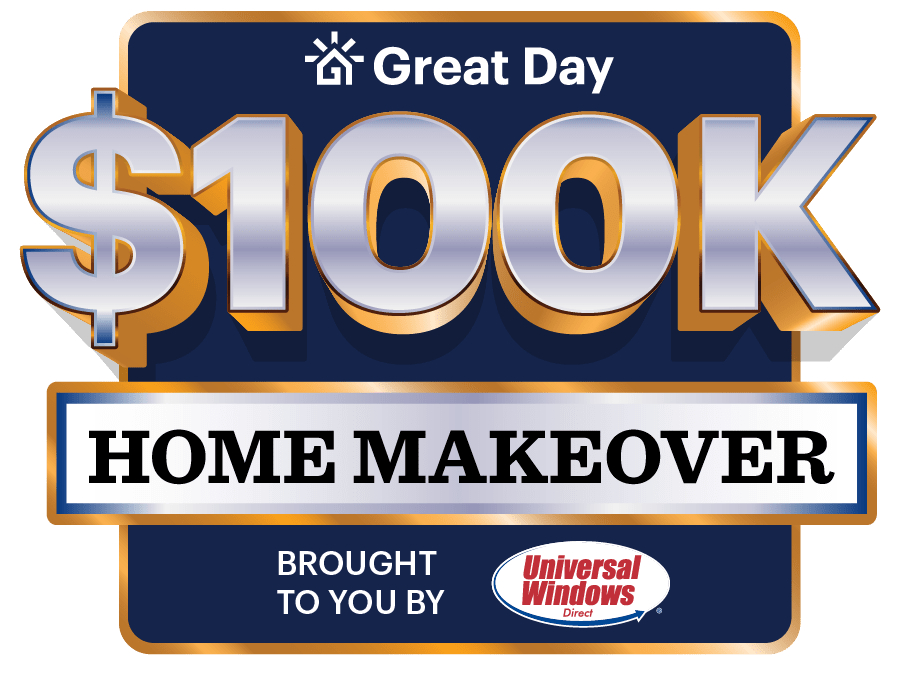 Logo for The Great Day Improvements Home Makeover Brought to You by Universal Windows Direct.