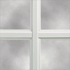 Window with colonial contour style grid