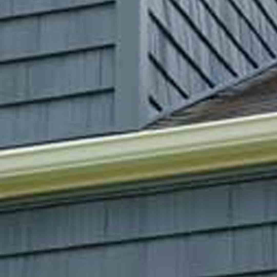 Close up of shakes style siding.