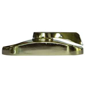 Bright brass window lock