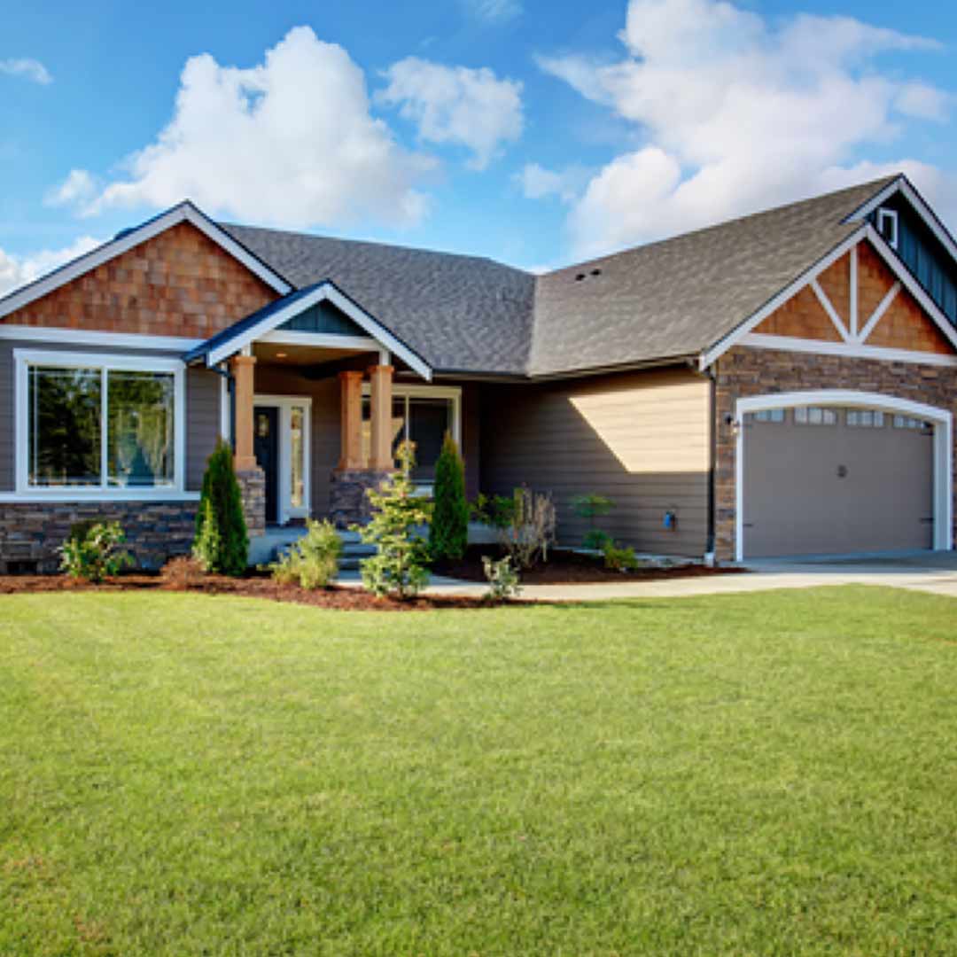 Rustic, Ranch Home rustic, ranch style home with vinyl cedar shakes