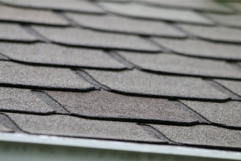 Close up of roofing shingles installed by Universal Windows Direct.