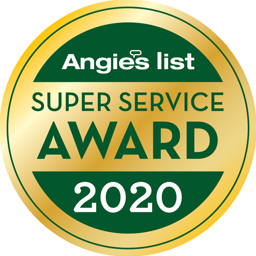 Logo for Angie's List Super Service Award 2020